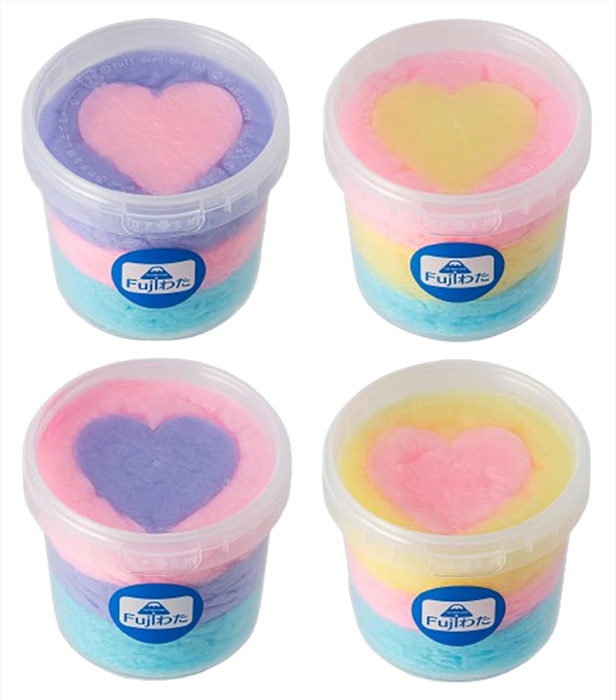 Amazon.co.jp: ハートわたがし コットンキャンディ レインボー